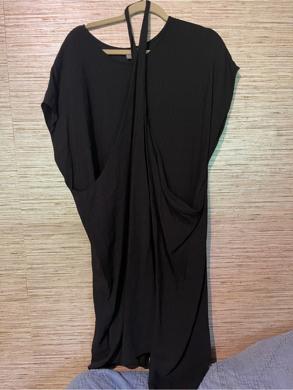 Black 2 Way Draped Women’s Dress